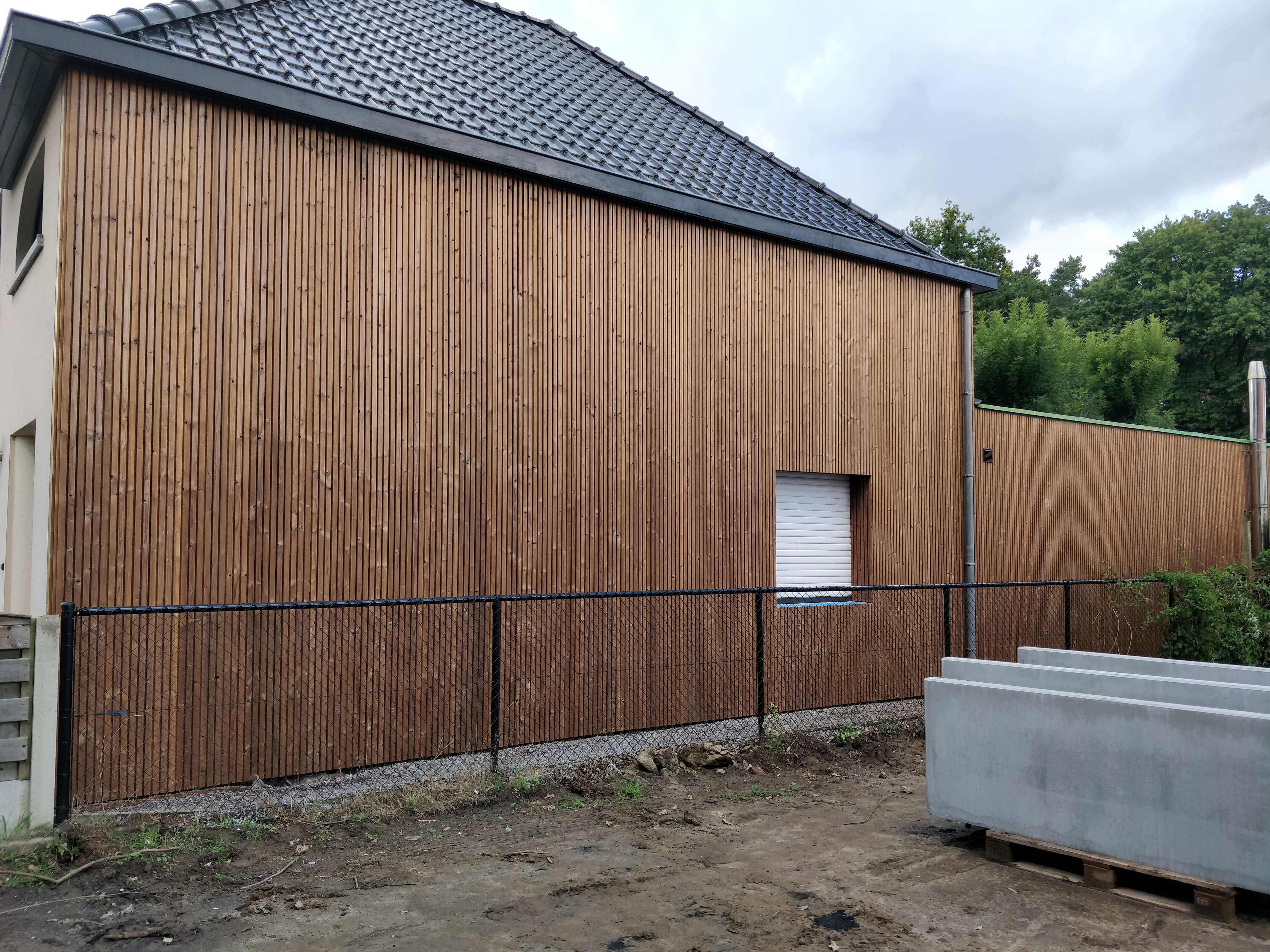 Thermowood-bekleding
